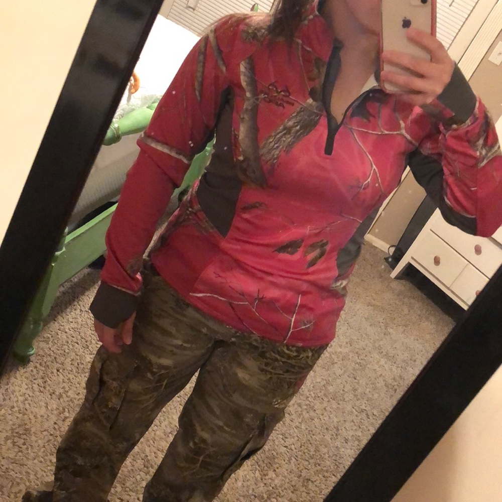 Pink camo long sleeve